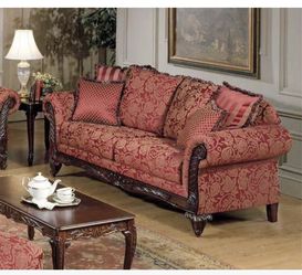 Brand new red sofa! Other couch and love seat saves available