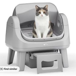 Brand new Open-Top Self-Cleaning Cat Litter Box 