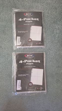 Brand New BCW Pro 4-Pocket Photo Protector