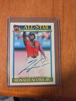 Ronald acuna jr auto