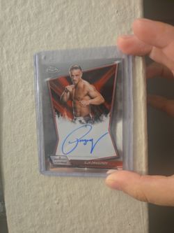 SIGNED WWE ILJA DRAGUNOV CARD
