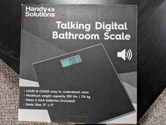 Talking Digital Bathroom Scale 