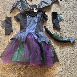 Size 7-8 Dragon Queen Halloween Costume