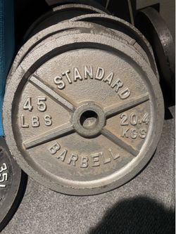 45 Pound Weight x 4