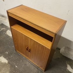 Danish Mid Century Wooden Cabinet ( If Ad Is Up It’s Available)