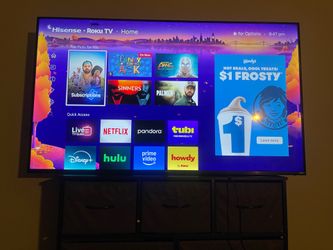 58’ Roku tv
