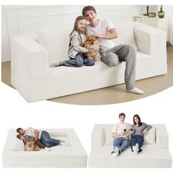 White Bean Bag Sofa (King Size)