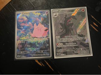 Pokemon Clefairy & Salazzle