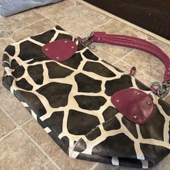 Pink Leopard Hand Bag 