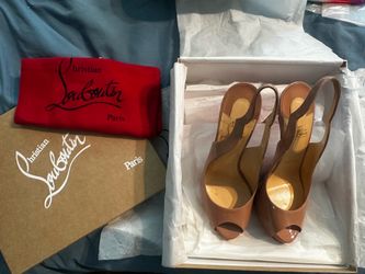 Christian Louboutin hot chick sling alta Nude