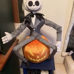 jack on a pumpkin