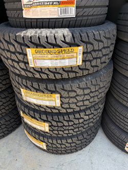 265/75r16 Grond speed tires nuevas con 50.000 millas de garantía las 4