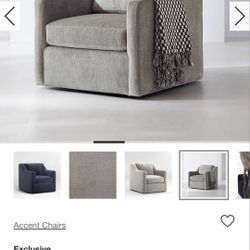 2 crate and barrel chairs