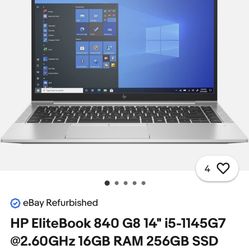 HP Elite book Laptop 