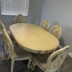 6 Chair Dining Table 