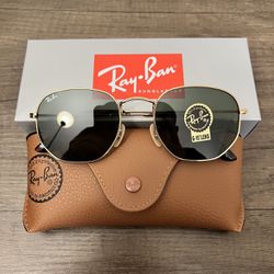Hexagonal Flat 54mm NEW RayBan Sunglasses with original Ray Ban Packaging 