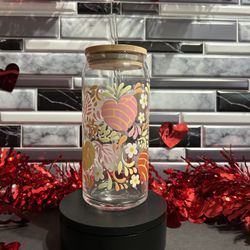 Glass Tumblers For Valentines Day Gifts 