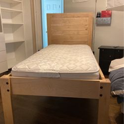 Solid Maple XL Twin Bed. 