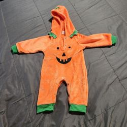 Baby Pumpkin Costume 3 Months