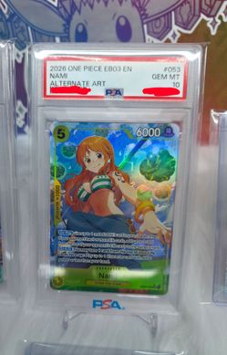 Nami (053) (Alternate Art) - Extra Booster: One Piece Heroines Edition (EB-03) PSA 10