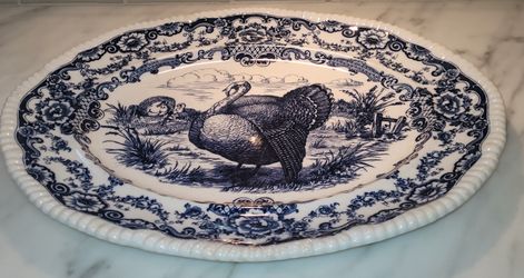 Rare - Lincoln Bisto Vintage Turkey Platter