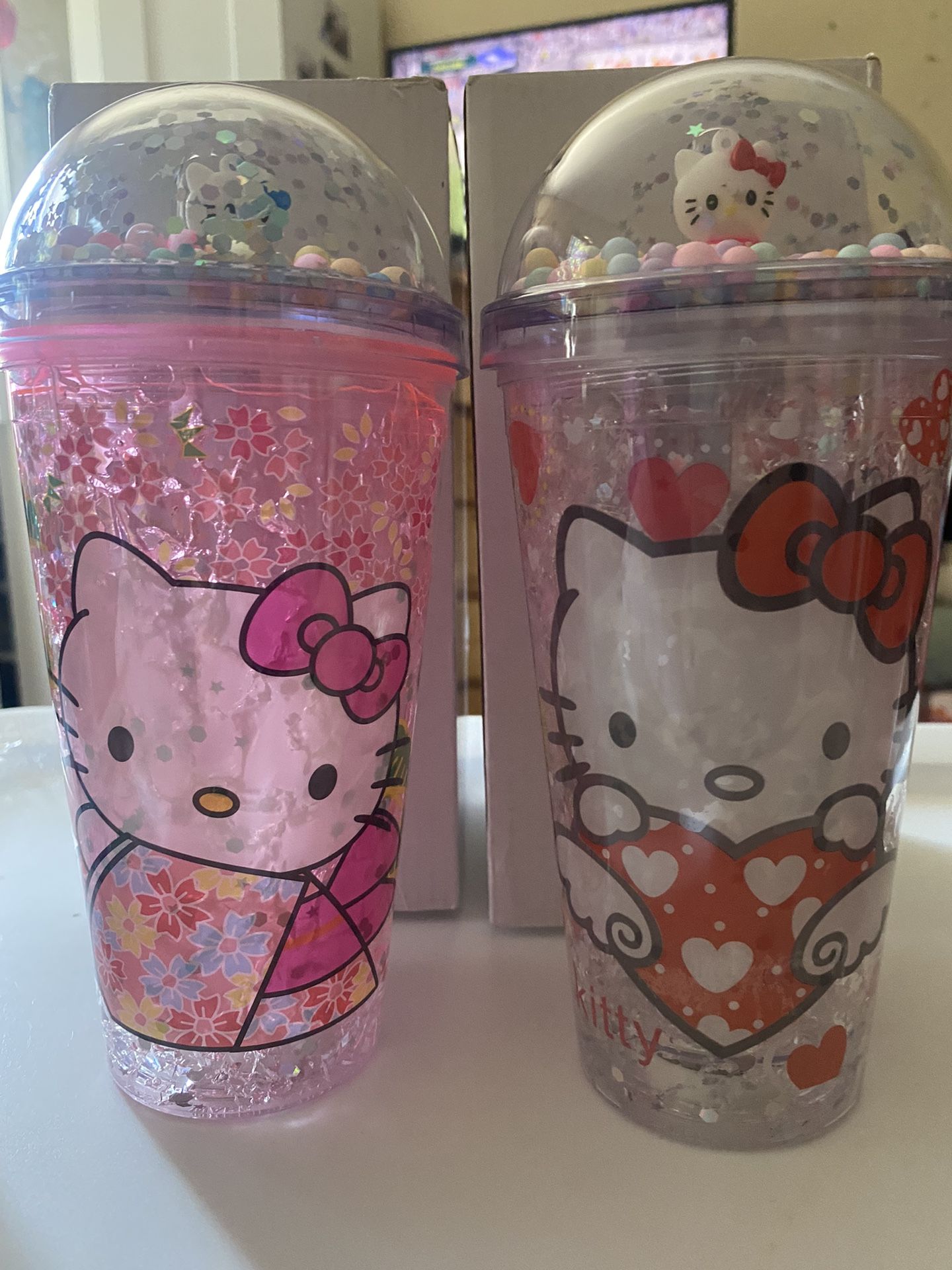 Hello Kitty Cups And Kuromi