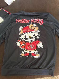 Hello kitty 49ers crewneck size large
