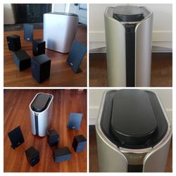 7 Pieces Surround Sound Home Stereo Speaker  System