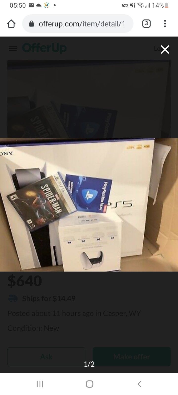 Sony PlayStation 5 PS5 Costco Bundle
