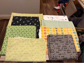 Green &Yellow fabric