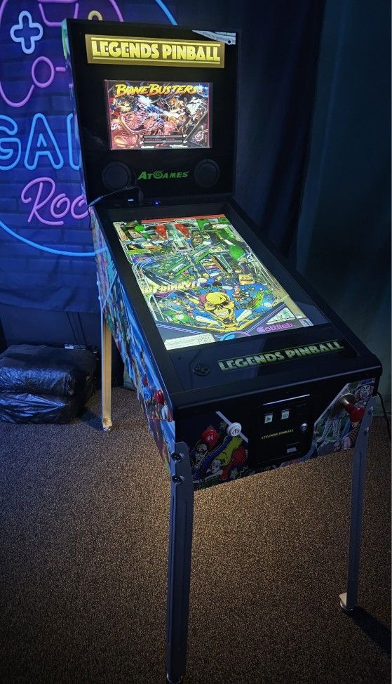 Retro Legends Virtual Pinball Machine With Over 750 Tables and Vertical Arcade Games 