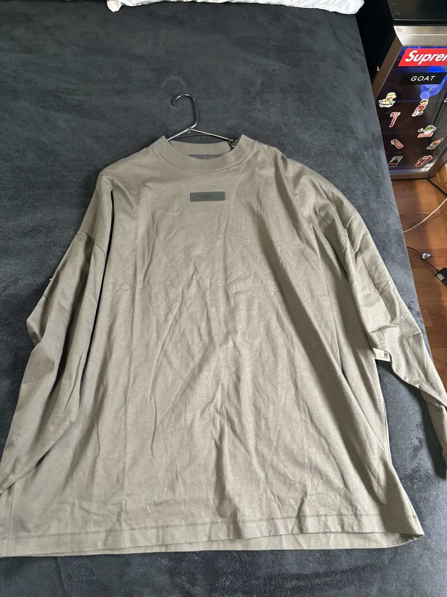 Fear Of God Essentials ‘Ink’ Long Sleeve Shirt (Size Large)