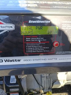 Briggs & Stratton Storm responder generator