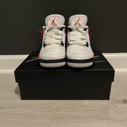 Red Cement Jordan 4 size 6.5y