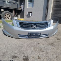  Honda Accord Front Bumper With Grille And Headlights 