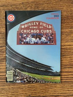 1985 Chicago Cubs Official Yearbook — Wrigley Field
