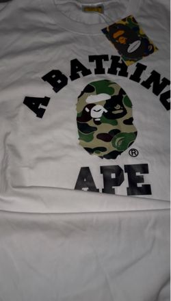 White bape shirt