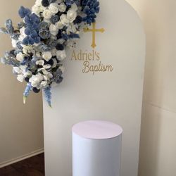 Floral Backdrop Decor 