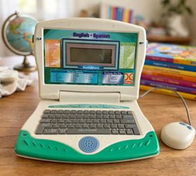 RadioShack Bilingual Talking Laptop Discontinued 60-2626 English Spanish Works