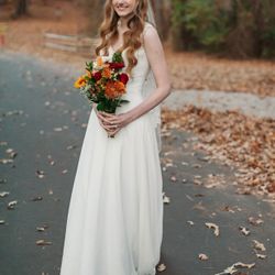 Beautiful Sleeveless Wedding Dress - Justin Alexander
