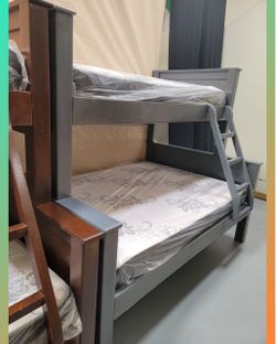 Bunk beds / Literaa twin full con colchones / Camas nuevas