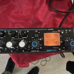 Shure FP33 Professional 3-Channel Stereo Mixer (plus Mixer Bag) 