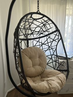 Indoor Swing Egg Chair With Stand (brand New)