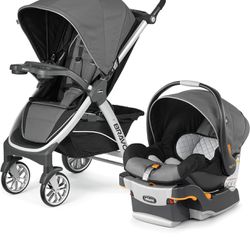 Chicco Bravo LE Stoller + Baby Car seat