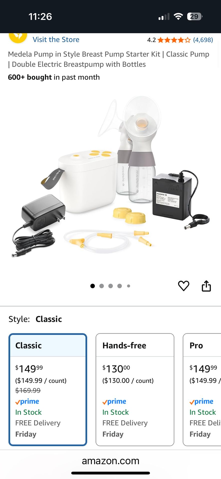 Medela Pump In Style Breast Pump