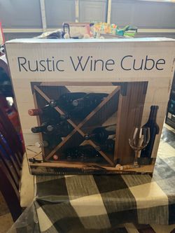 Rustic Wine Cube