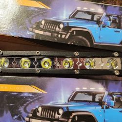 7" inch 18W LED Work Light Bar

