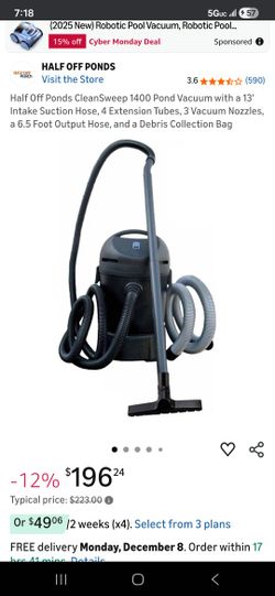 Pond Vaccum Never Used