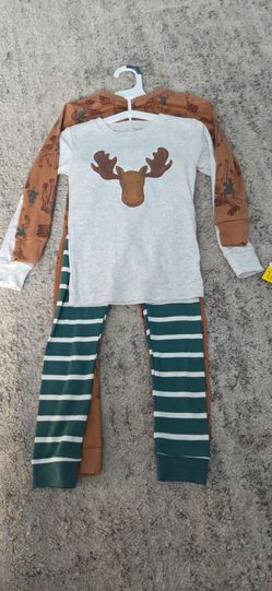 Kids Moose Pajama Set 2-Pack