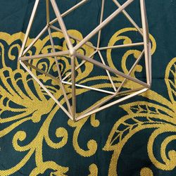 Gold Geometric Metal Decor